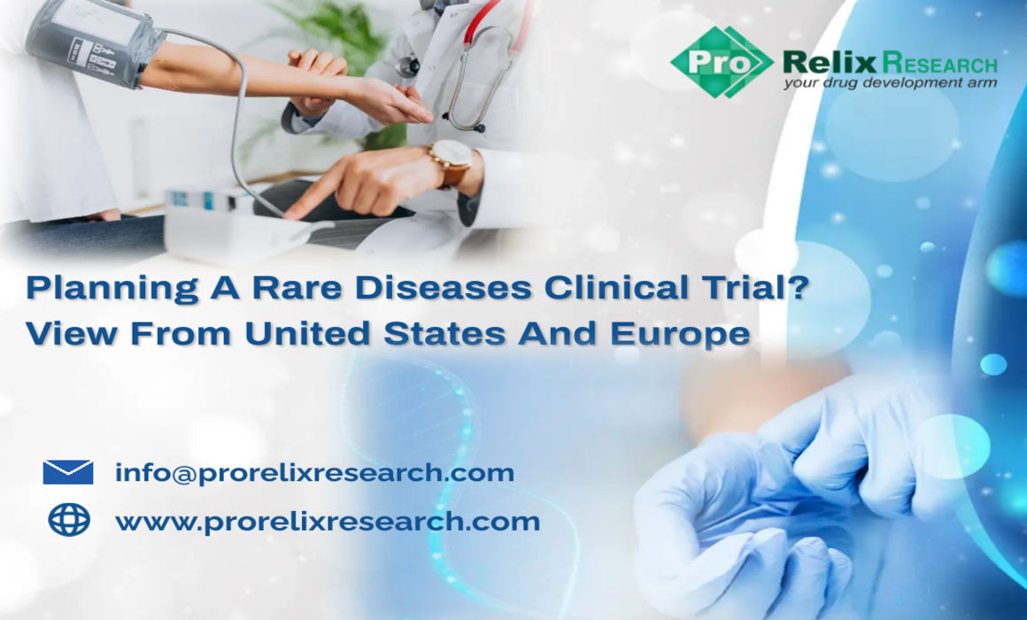 Rare diseases clinical trial from USA and Europe