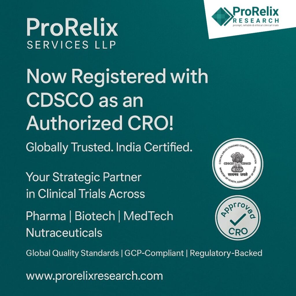 Central Drugs Standard Control Organization (CDSCO) Registration Achieved